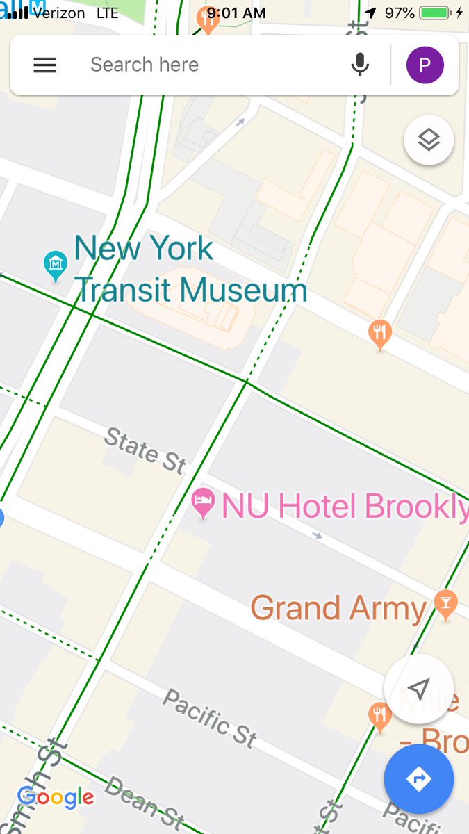 D00RZ0NE's tweet photo. The Brooklyn portion of morning #bikeNYC commute was mostly on Bergen and #FixJaySt. The worst (and most frequently hostile) part was here, where the bike lane becomes sharrows. I was, like dozens of times before, tailgated/honked at... https://t.co/zEtyh1D5uJ