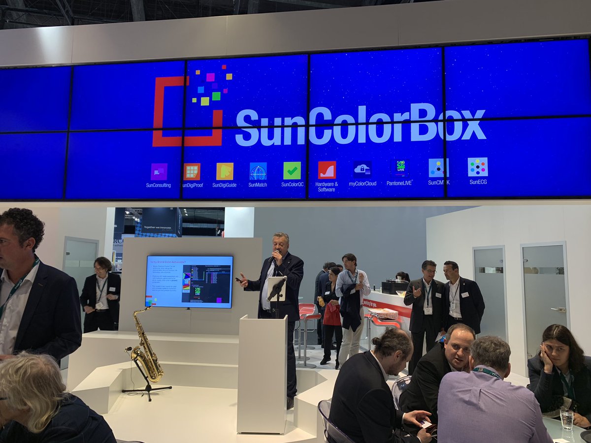 Fantastic SunColorBox presentation <a href="/SunChemCorp/">Sun Chemical</a> stand Hall5 E45
#LabelExpoEurope