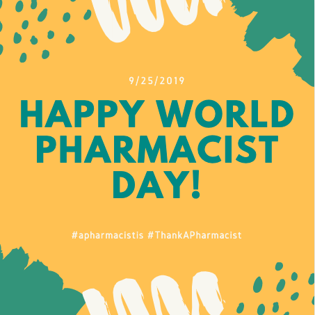 On #worldpharmacistday2019 why are you thankful to be a pharmacist? Use #ThankAPharmacist and #apharmacistis to let us know! We'll be sharing your responses all day.