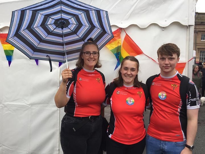 CH_UNIQuidditch's tweet photo. It's #freshers week here at @uochester and we've been out and about getting to know you guys! You might have seen us at @ChesterPride or moving in Sunday last weekend, keep your eyes out for a chance to try Quidditch on parkgate road campus tomorrow! https://t.co/oCVJCQnH73