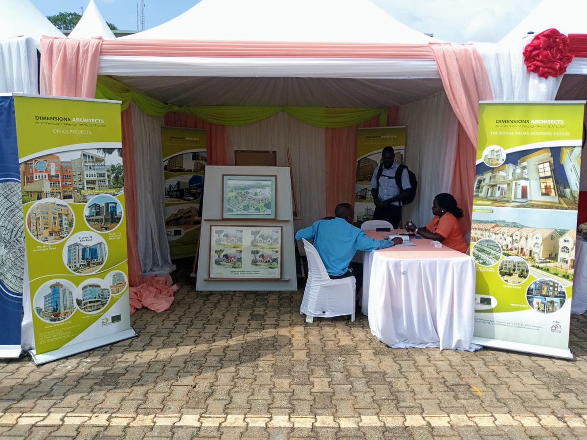 Dimensions Architects &amp; interior designers honored to be at <a href="/URAuganda/">Uganda Revenue Authority</a> tax payer week exhibition!
