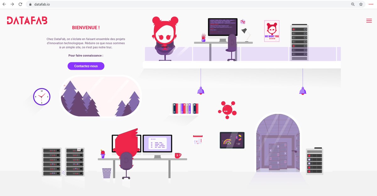 data_fab's tweet image. Si ce n&apos;est pas encore fait, venez découvrir notre site 🌐💻 datafab.io
1ère mission : trouver les zones cliquables de notre page d&apos;accueil 🧐

#website #homepage #datafab #esn #startup #teamdatafab