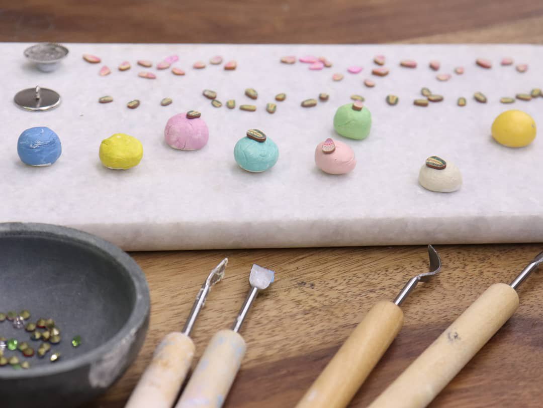 ilovepero's tweet image. For spring-summer 2020, 'Millefiori', we worked with polymer clay for the first time and explored the technique of Millefiori for making intricate buttons. Completely made by hand these buttons are special as no two pieces look alike.

#10yearsofpero #buttonsofpero #peroarchives