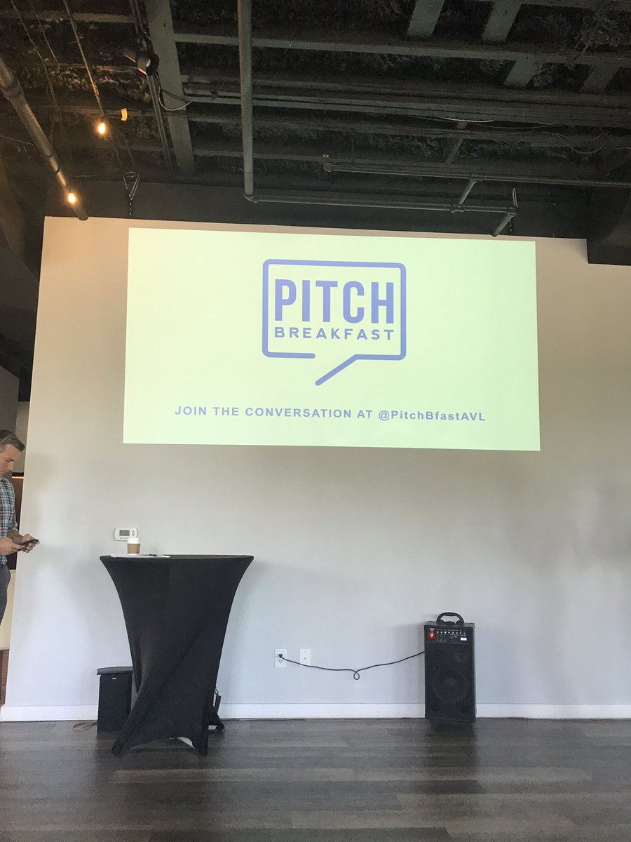 It’s Pitch Breakfast AVL time!!! Excited to hear this morning’s pitches!