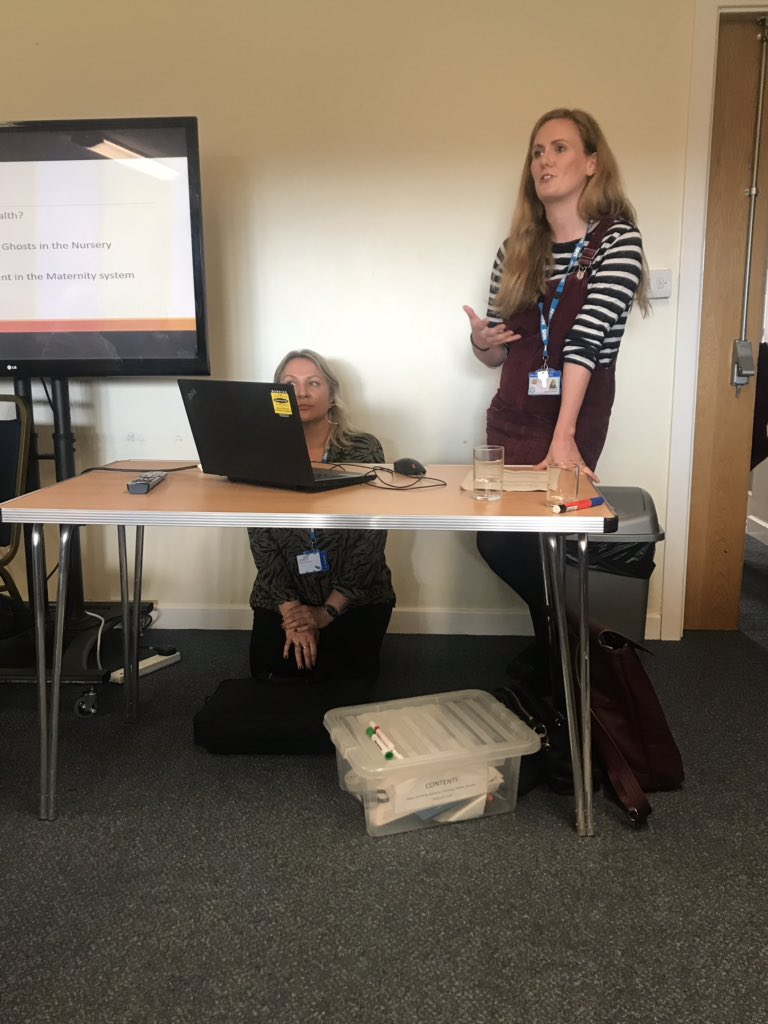 ROSHNI2_'s tweet photo. @McnultySusannah presenting the impact of attachment and trauma in the perinatal period, on the infant. Interesting ideas shared around the fact that attachment/developmental trauma is much more likely to be triggered in the perinatal period @LancashireCare #LCFTPSY https://t.co/neremKoKOZ