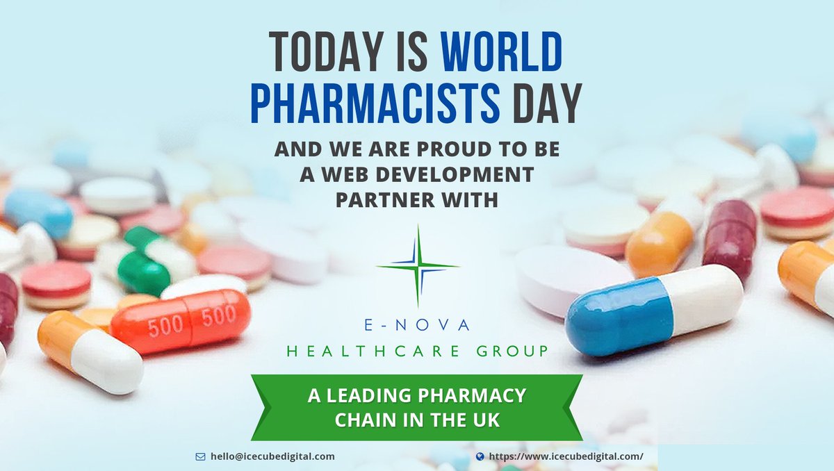 Icecubedigital's tweet photo. Happy #WorldPharmacistsDay https://t.co/zL3fWung2S