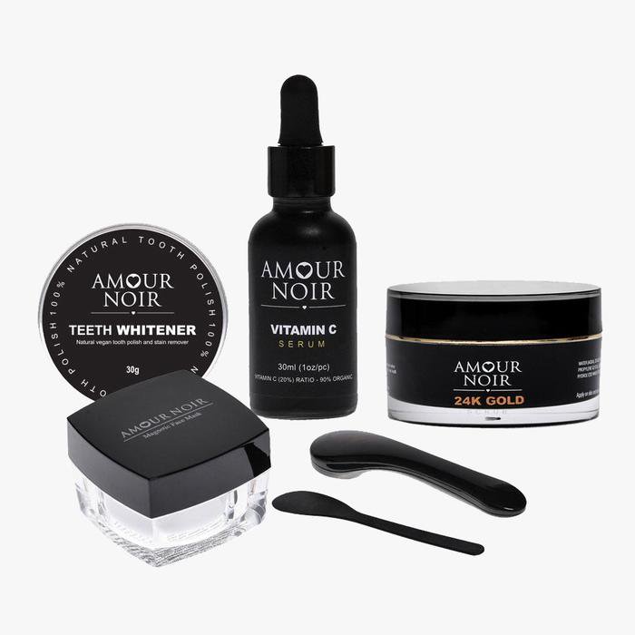 AMOUR NOIR - FACE TIME KIT - everything you need to keep on top of your skin &amp; smile

GREAT VALUE! 

ht.ly/En6N30pv88a