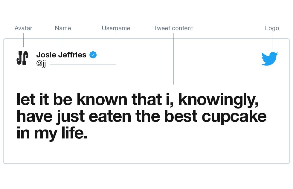 Tweet display requirements to comply with twitter's TOS.
