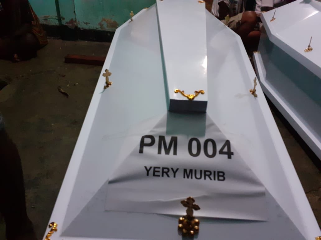 Yery Murib

Shot dead on 23/9/19 in Jayapura, West Papua.

Born: Jugu, 1 July 1996

He was on his second final semester in studying social and politics at University of Sam Ratulangi in Manado, Sulawesi.

He went home to West Papua to join the strike with other students.