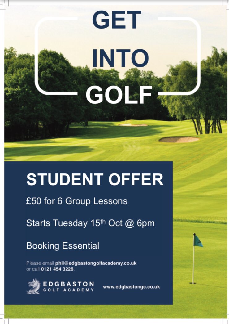 Birmingham Uni Golf tweet media