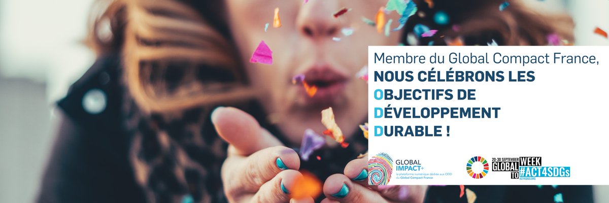 Membre du @GlobalCompactFr depuis 2016, nous célébrons aujourd'hui le 4ème anniversaire des Objectifs de Développement Durable ! 

#ODD #Act4SDGs #GCF #SDGs #Agenda2030 #ObjectifsMondiaux #GlobalGoals #ABMI