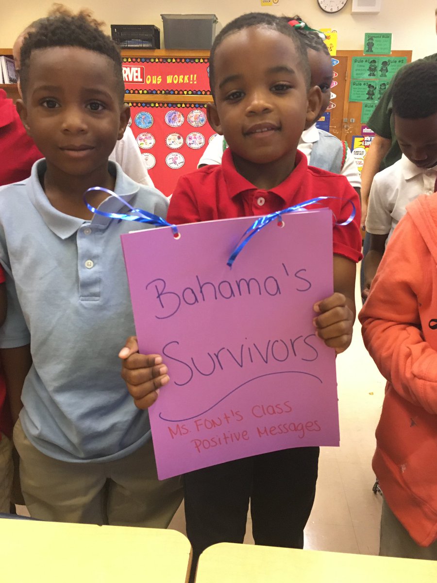 NorthCountyK8's tweet photo. “Positivity Tuesday” - Day Two
Students wrote a positive cards and messages to the survivors of Hurricane Dorian. #MiamiStartsWithHello #NorthCountyK8StartsWithHello
#TheGreatNorth @sandyhook @MDCPS @StdtSvcsMDCPS @MiamiSup #ValuesMatterMiami #StartWithHello https://t.co/T0kAhZKsNq