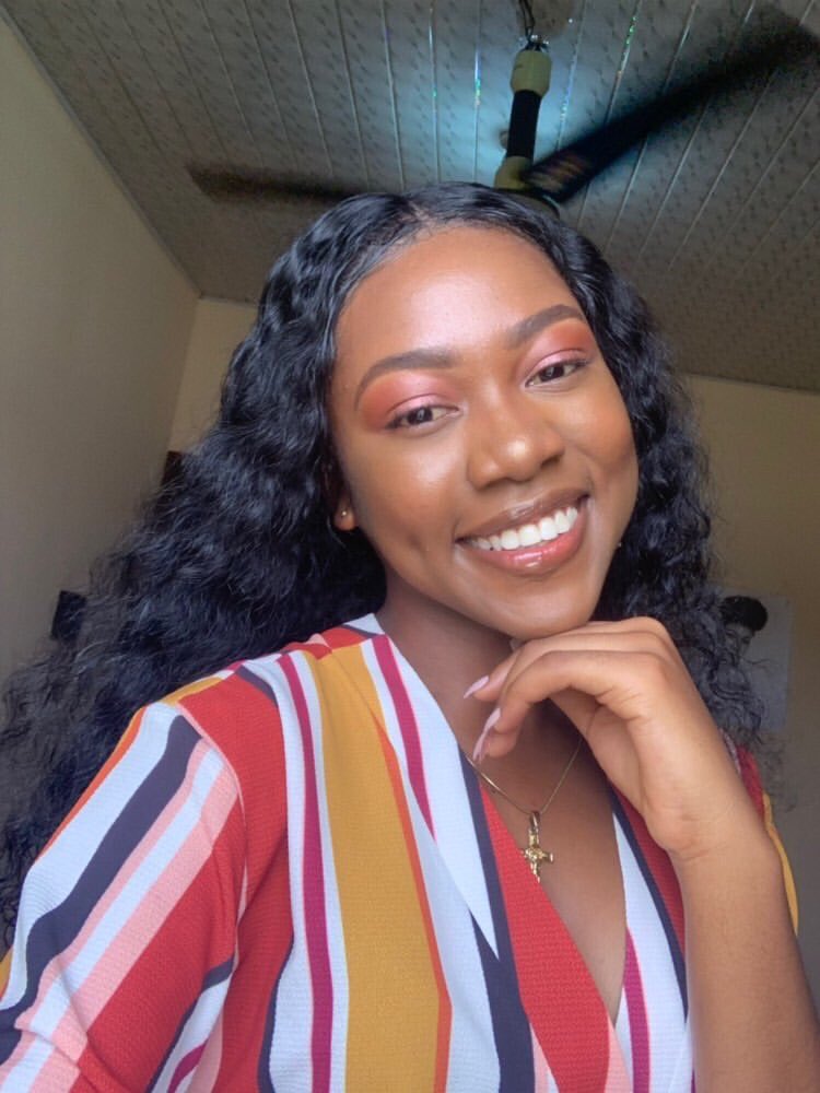 voiceofugbs's tweet photo. Our Woman Crush for this week is... Eyram

Full name: Eyram Adzo Agbeshie 
Level: 400
SHS: Wey Gey Hey
Hall: Pent
Hobbies: talking about skincare 
Star crush: @themichaelealy
Dream guy: Handsome, Rich, Godly (in that order🙃)
@eyramAA

Ghana Mahama Buhari Girls #WonderBoyAlbum https://t.co/yntZfjoXBY
