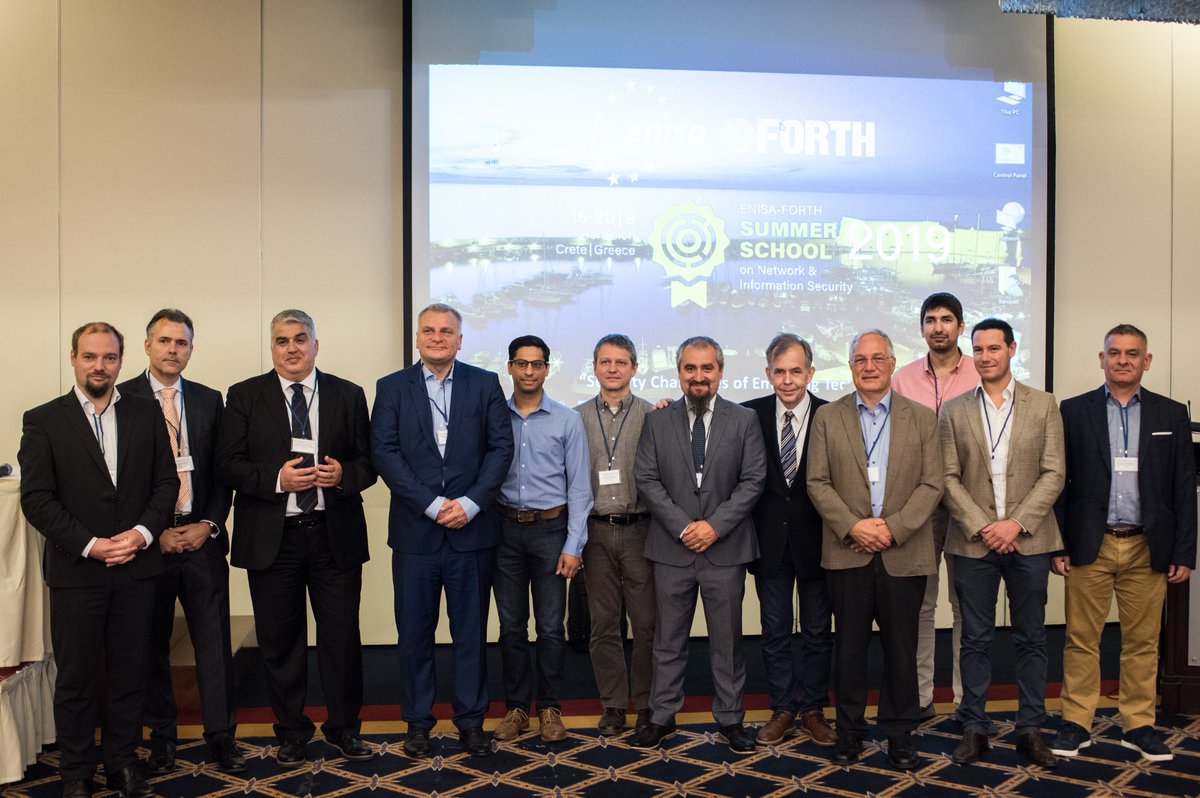 Thanks to <a href="/FORTH_ITE/">FORTH</a>, our distinguished speakers and trainers and to the 120 #cybersecurity experts who joined us to discuss the "Security Challenges of Emerging Technologies" and helped making the 6th NIS Summer School a successful event! europa.eu/!vb43tT #NISschool