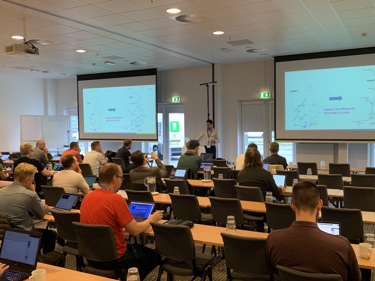 nordunet's tweet image. #NTW19 a where we meet at an NREN community and do work. This year, #EEnet and #FUNET has done the planning to upgrade Tallinn - Helsinki capacity to 100G, Matti Laipio told the network track audience today.