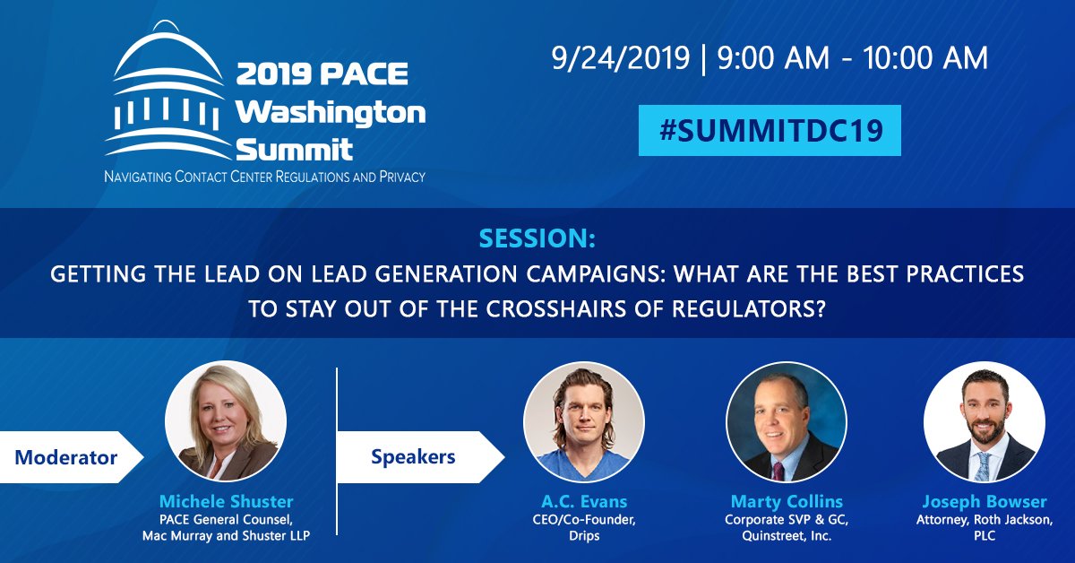Great insight on #leadgeneration <a href="/PACEassociation/">PACE</a> #SUMMITDC19. If you buy leads In the #CX journey, you have an obligation to know how &amp; where those leads came from Know &amp; document your supply chain