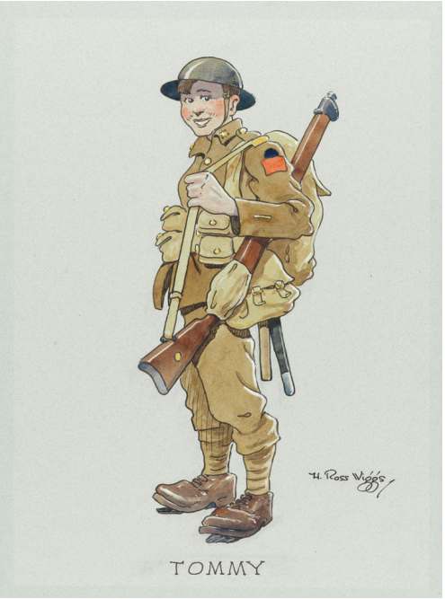 canadian soldiers ww1