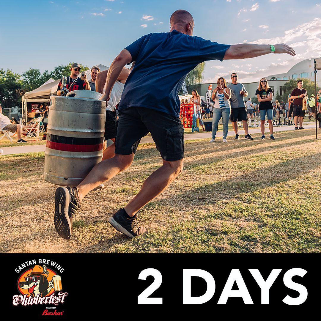 Almost to the finish line! Just TWO more days until SanTan Brewing Oktoberfest kicks off and you won't wanna miss it! 🏆