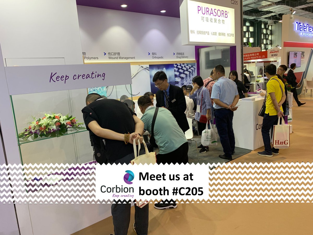 MedTec China 2019 has kicked off! Hello Medical Device Manufacturers, Suture Spinners &amp; Implant Device Manufacturers. Is it Biodegradable that you're looking for? Our colleagues are happy to speed up the process for you! Meet us at stand C205