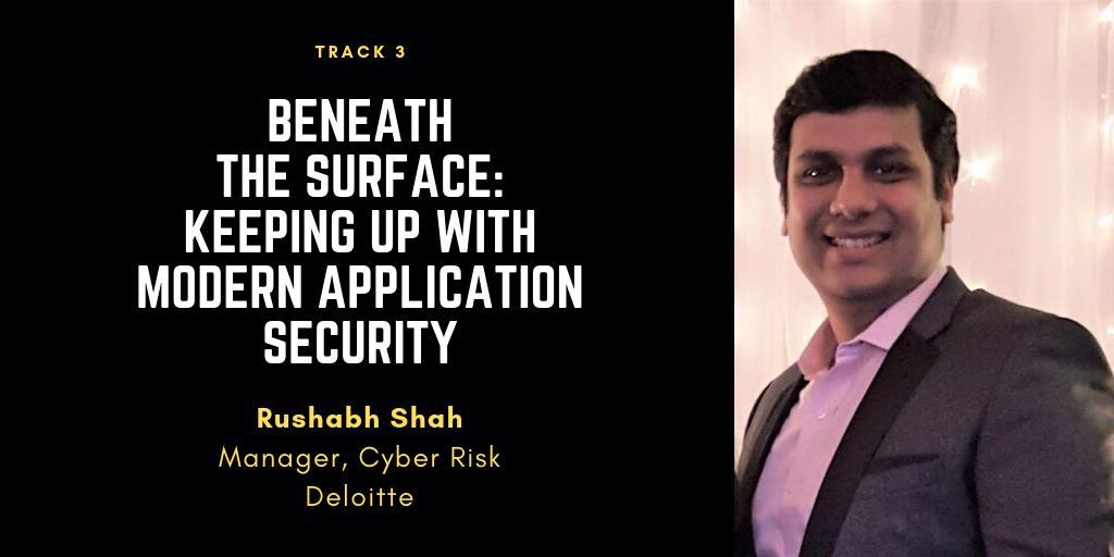 Deloitte’s Rushabh Shah presents “Beneath the Surface: Keeping up with Modern Application Security.” #BSidesHBurg #BSides BSidesHarrisburg.com
