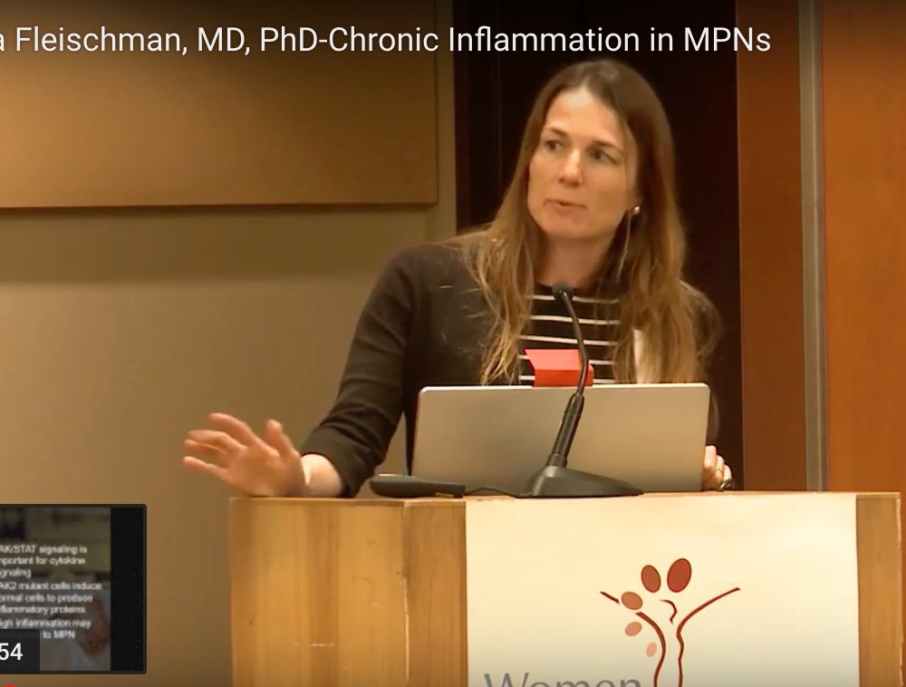 Why is inflammation high in MPN? Dr. Angela Fleischman @MPNlab explains the impact of inflammation @ 5th Annual Women & MPN Conference #mpnsm, #myelofibrosis #polycythemiavera #essentialthrombocythemia #rarebloodcancer 
youtu.be/FzyoPAGTu-U