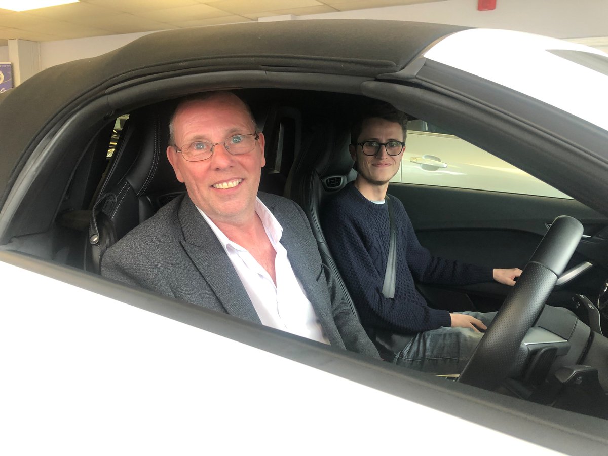specialistcars1's tweet photo. Andy 'clicked and reserved' using #ClickEngage the stunning Audi TT early saturday 14th, this is the 1st chance he's had to come up from Guildford , of couse he was delighted with it. Safe journey and thanks again for your business.
Making it easy to buy cars.
#RavingFans https://t.co/pbwxC4rXKN