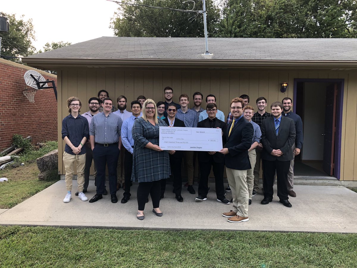 ESU_AKL's tweet image. We are happy to announce that we raised $803.50 to go towards @SOSKansas! We look forward to Date Auction every year for this reason!