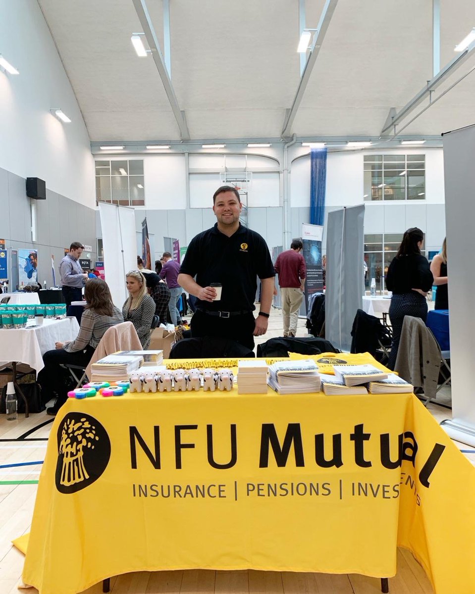 NFU Mutual were at Glasgow University Careers Fair today having some great conversations with potential Graduate trainees. Applications are open now for our 2020 intake.

nfum.social/R7bkE