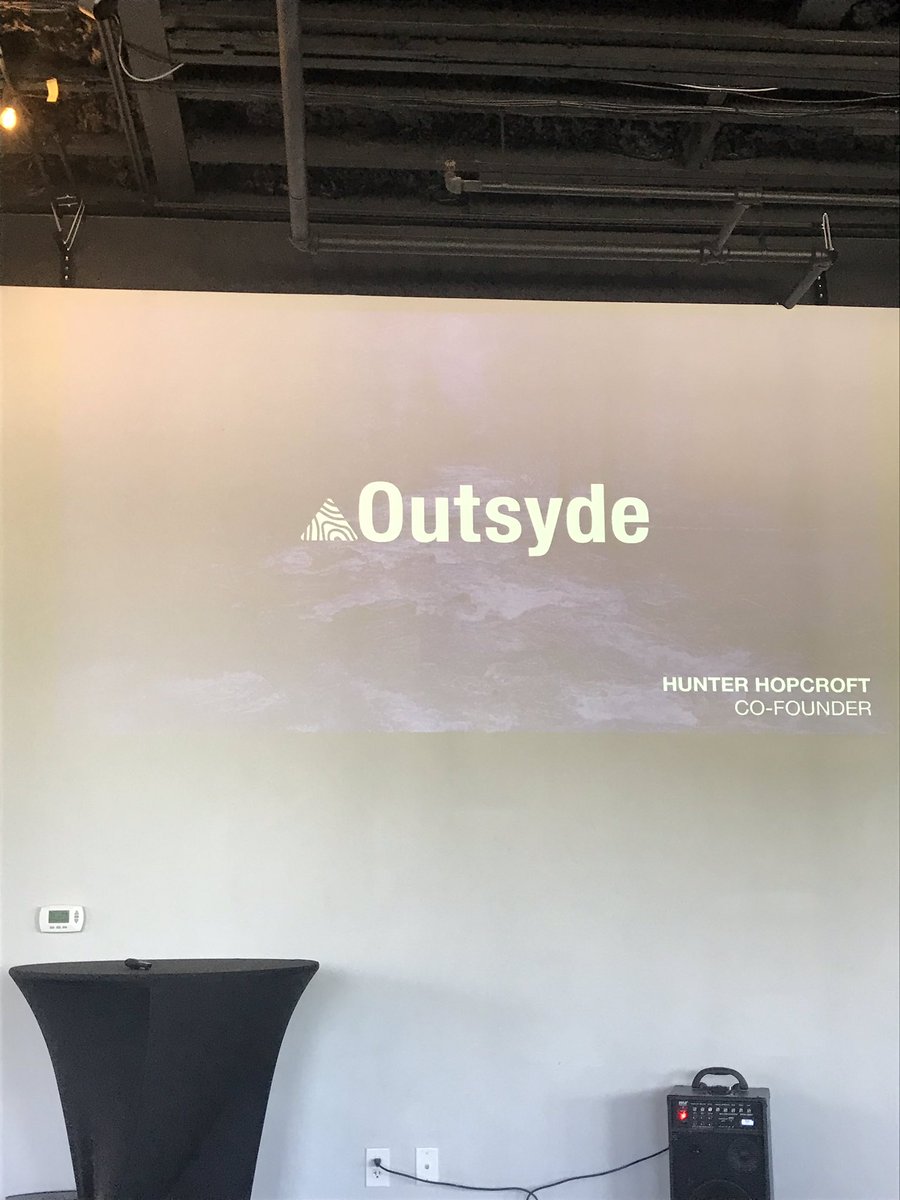 Final pitch today from Hunter Hopcroft of @investOutsyde - thanks for coming from Virginia to join us today and sharing conservation finance through Outsyde.