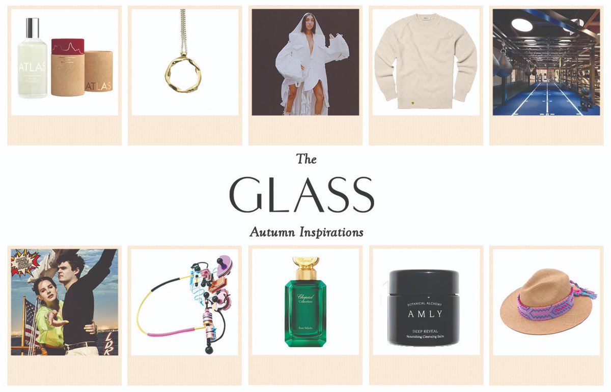 glassmagazine's tweet image. The Glass team shares our seasonal inspirations for autumn. See more here: bit.ly/2lGcn9f

#TheGlassMagazine @LanaDelRey @Chopard #SheepInc #AmlyBotanicals #AnukaJewellery #NadiaC #ThirdSpace