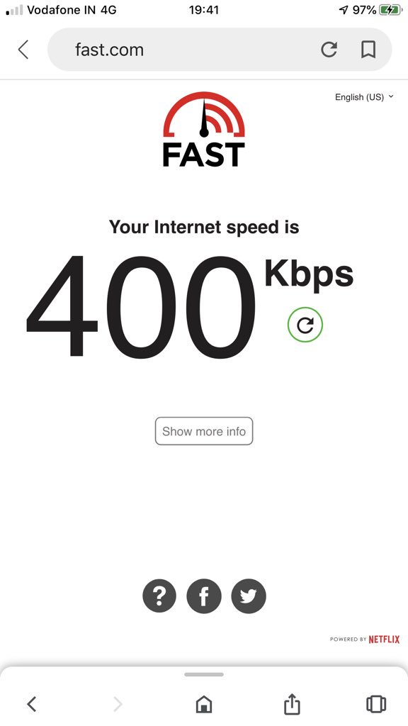 kingkhan5279's tweet photo. @VodafoneIN Your Superfast 4G Network.
#Worstnetwork https://t.co/Hhfa3etimp