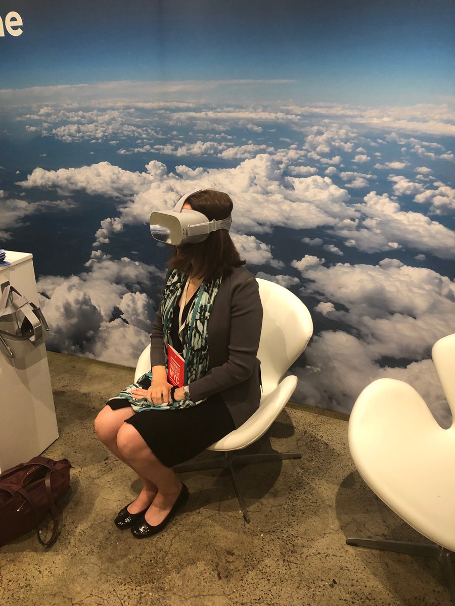 ChristineUri's tweet photo. This was so cool! A virtual reality view of the Earth from space. It makes you appreciate how beautiful our planet is. #RightNowForTomorrow. https://t.co/auagx9NjUZ