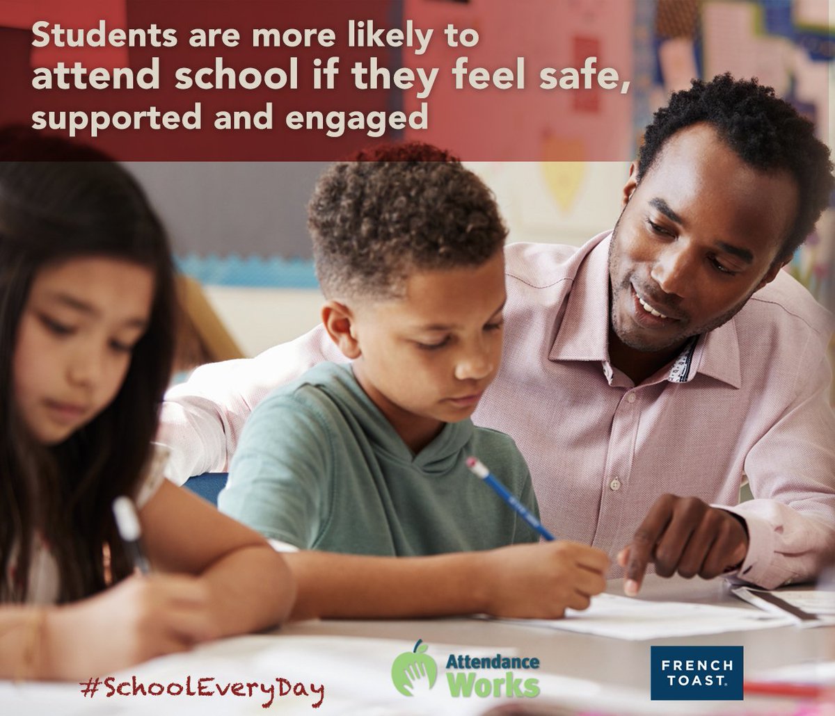 Attendance Works (@attendanceworks) on Twitter photo When education leaders,
community partners & policymakers work in tandem,
they can implement
strategies that encourage all youth to attend school
regularly and, in turn, help them thrive academically. #SchoolEveryDay <a href="/FrenchToastcom/">French Toast</a> When education leaders,
community partners & policymakers work in tandem,
they can implement
strategies that encourage all youth to attend school
regularly and, in turn, help them thrive academically. #SchoolEveryDay <a href="/FrenchToastcom/">French Toast</a>