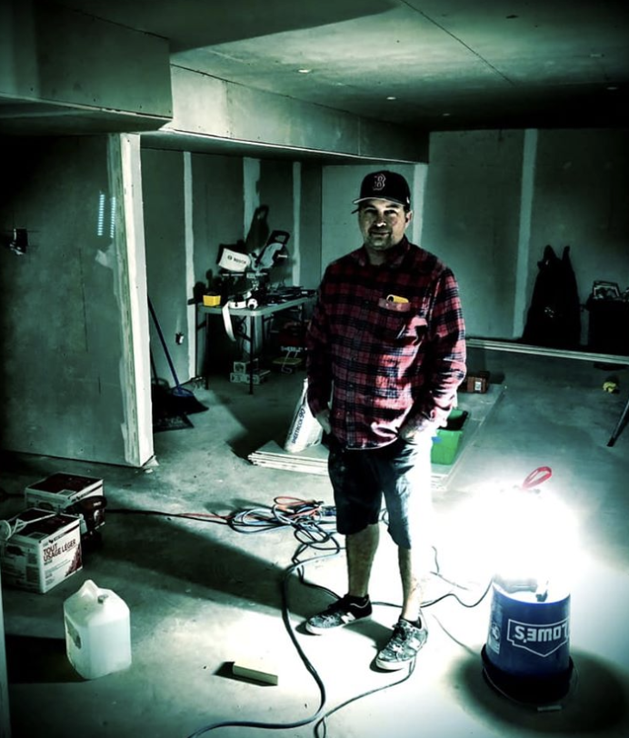 PopCultureIcon1's tweet photo. A quick shout-out to the genius behind our #newstudio—contractor extraordinaire Michael Johnathan. This guy is so far beyond contractor... he’s an artist.

If you’re looking for a contractor that makes Mike Holmes look like a fucking amateur it’s this guy! #jamspace #punkrock https://t.co/HFnC8ds7aA
