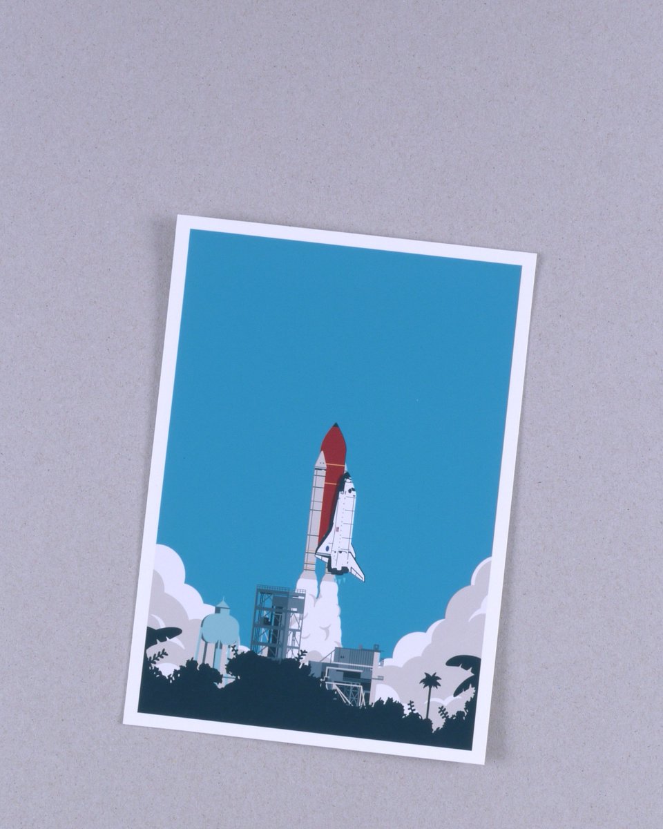 'SPACE SHUTTLE' by illustrator George Clayton
bit.ly/2naLRFr

Printed on <a href="/Hahnemuehle_UK/">Hahnemühle UK</a> Photorag

#illustration #illustrator #nasa #procreate #florida #space #spaceshuttle #capecanaveral #giclee #print #hahnemühle #photorag #point101