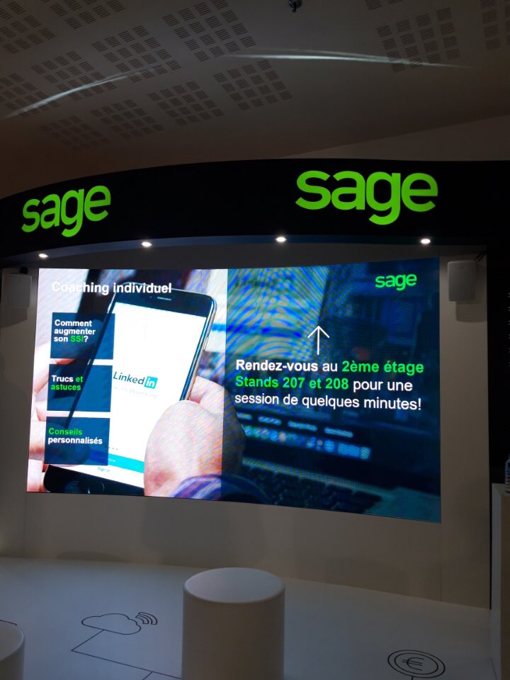 SageFrance's tweet photo. Ne manquez pas l’occasion : Rencontrez nos experts en #socialselling ! @LalanneNiamh @DamienReynier. Des sessions de coaching individuelles et gratuites sont proposées sur notre stand P207/208 @congresoec #reseauxsociaux #MyPassPro #CongresOEC #TransfoDigitale #ExpertsComptables https://t.co/uKvsVopKac