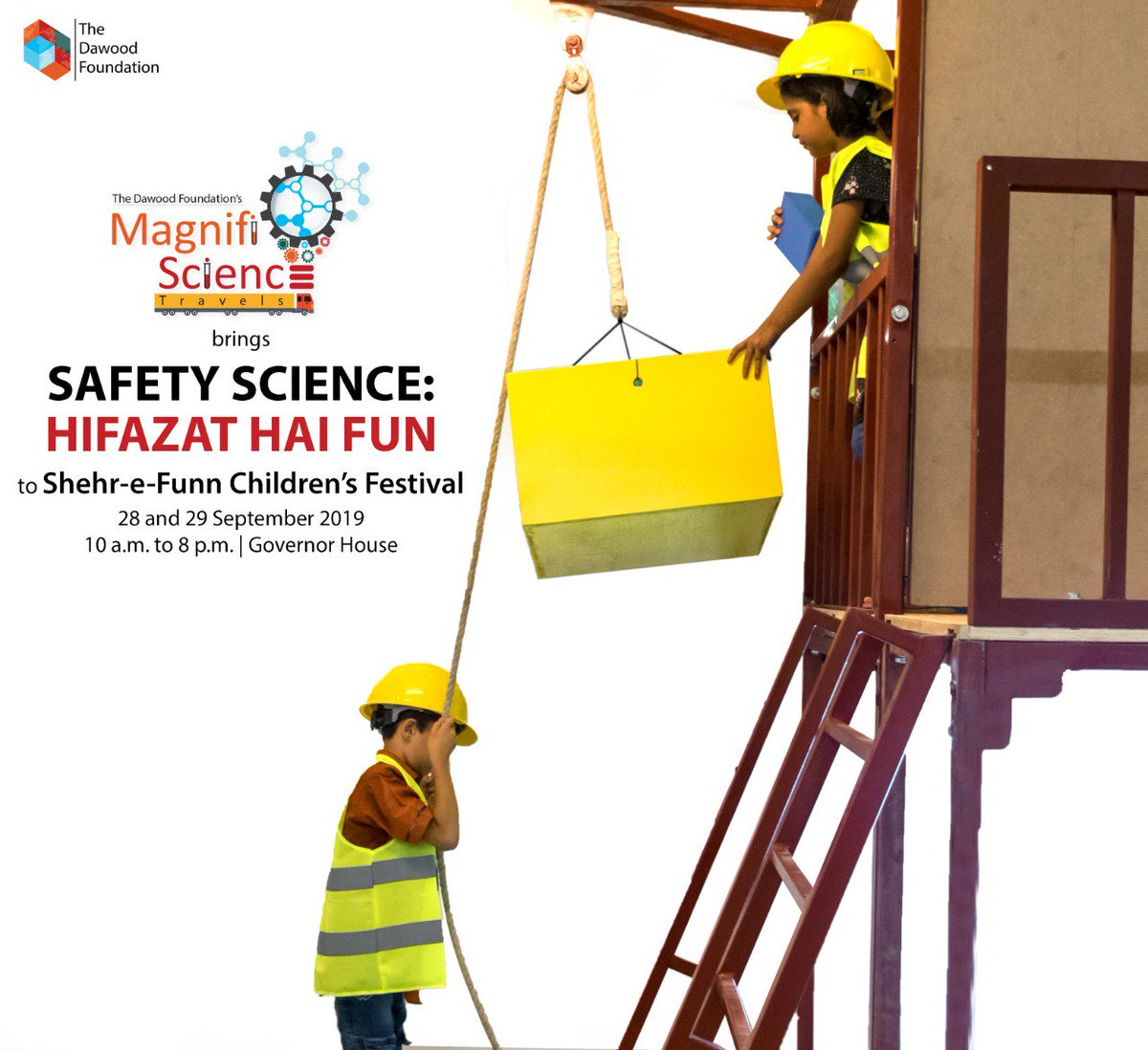 DawoodTdf's tweet photo. The Dawood Foundation is coming to Sheher-e-Funn Children’s Festival! 

Visit Pavilion 4 and experience a homely environment at Safety Science: Hifazat Hai Fun

#TDF #TDFMagnifiScience #MagnifiScienceTravels #PursukoonKarachi #ShehereFunn https://t.co/XFAkIKGpoi
