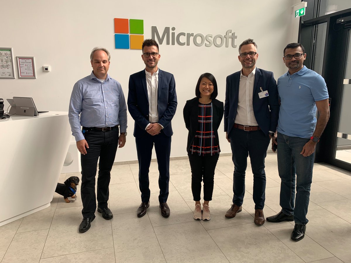H_Lohninger's tweet photo. Today I had the pleasure to meet @joychik personally. We had a very interesting exchange about current topics around Transformation, Cloud, Identities and Security.
And last but not least how important it is to focus on the customer. Also in the digital transformation process. https://t.co/oFU8e7qbYQ