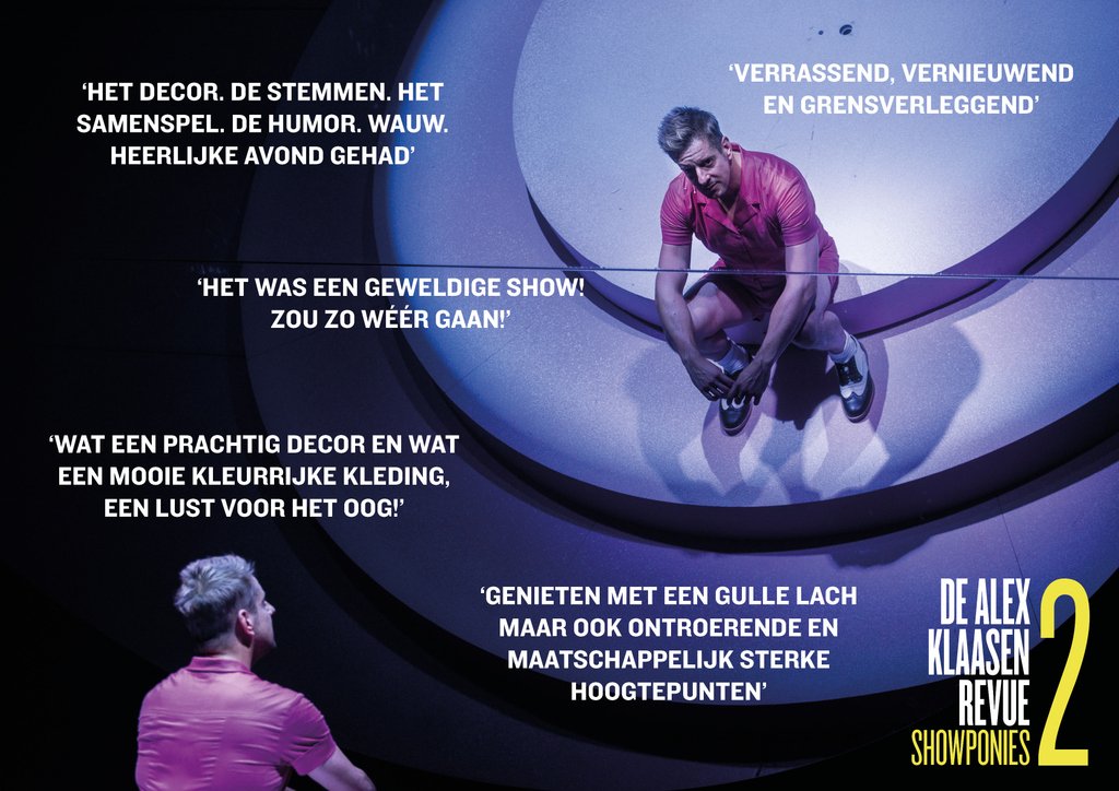 De eerste try-outs van #showponies2 zitten erop! En DIT zijn de fantastische reacties! @alexklaasen #dealexklaasenrevue #deel2