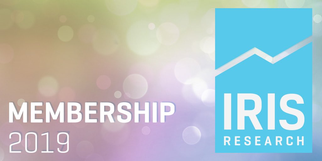irisresearch's tweet image. 2019 @irisresearch membership renewal around the corner. Best investment you’ll make all year.