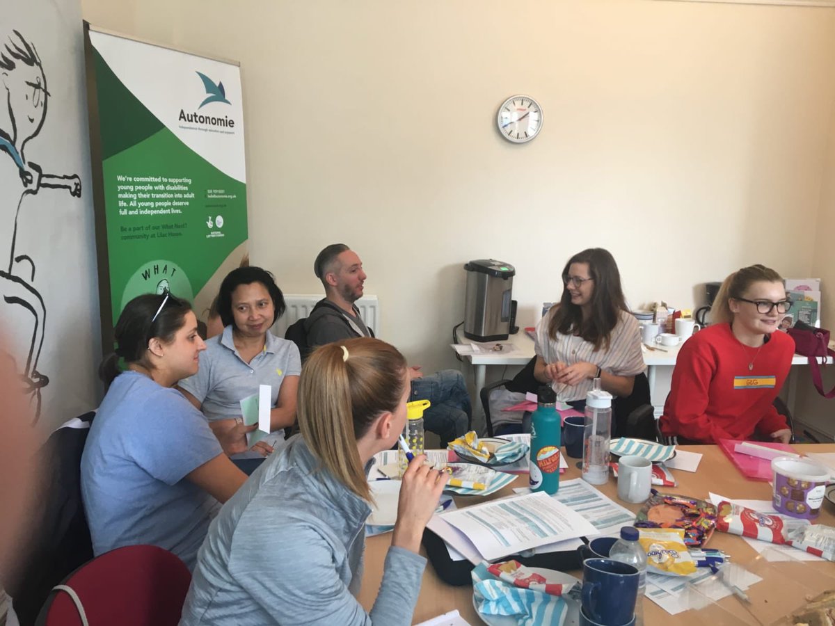 AutonomieInfo's tweet photo. We believe that high quality training leads to high quality services. 

On 7 Sept we held a Staff &amp; Volunteers Training Day at #LilacHouse Belfast 

Using role plays &amp; scenarios the topics covered were: 

✅ Meeting targets &amp; Outcomes
✅ Inclusion for everyone
✅ Respect for All https://t.co/8Ev2i5r81M