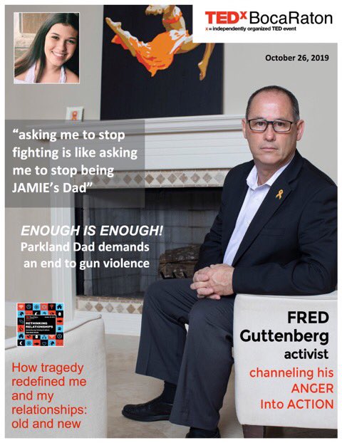 Meet Fred! For a full bio visit out Facebook page or TEDxBocaRaton.com tickets are going fast for 10/26. Go to fauevents.com today to secure yours!