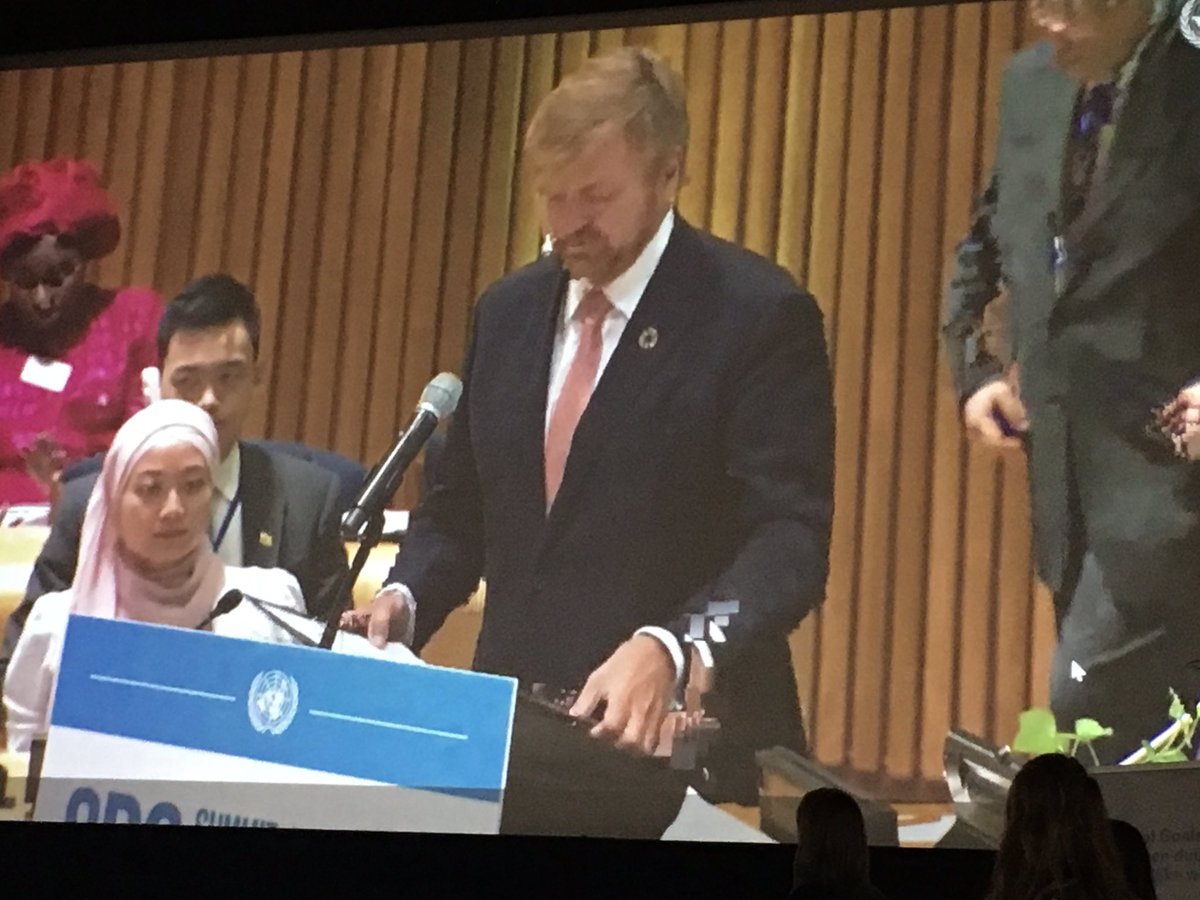 En ook de koning is bij de SDG-action day