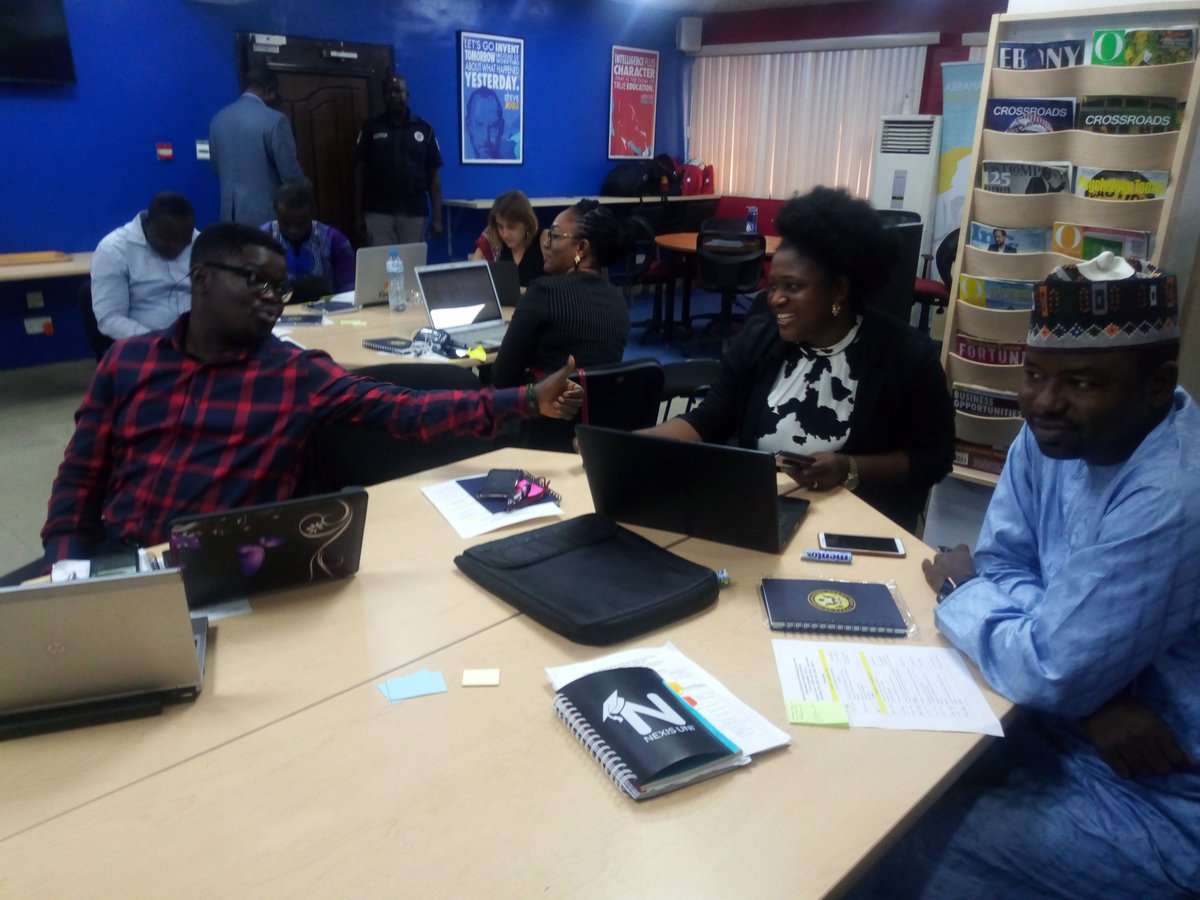 Olalekanmoe's tweet photo. The second convening of the Nigerian Information Professionals Innovation Ambassadors Network (NIPIAN) training-program commenced today @American Corner, CCHB, Yaba, Lagos, Nigeria
#NIPIAN Project
@OptimisticINFO 
@NLALibrary 
@seyitayo 
@USEmbassyAbuja 
@Gmacgee 
@Sleemkenn https://t.co/8uXyv6fx8o