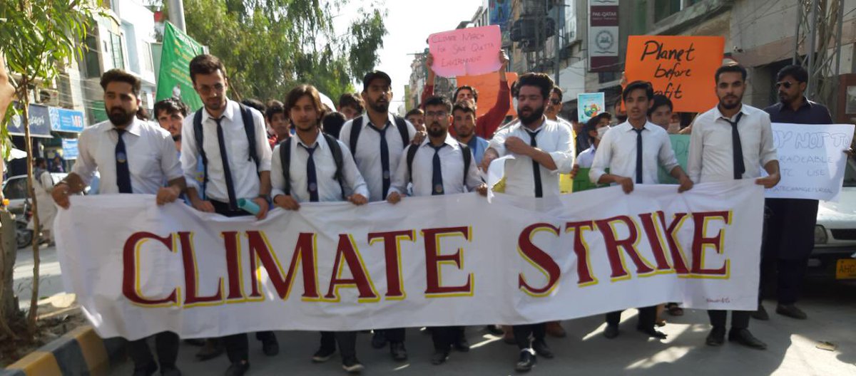 ClimateActionPk's tweet photo. Students from various schools in #Quetta, Balochistan, kept the climate action momentum going! They know their future is at stake & they must join the global fight against climate change to save their planet!
#ClimateMarchPakistan https://t.co/cuvTNy8Rw5
