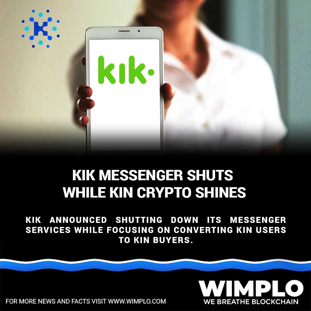 thewimplo's tweet photo. Kik messenger shuts while Kin crypto shines

#blockchain #blockchaintechnology #blockchainnews #cryptocurrency #cryptocurrencynews #bitcoin #bitcoinmining #bitcoinexchange #cryptotrading #interesting #bitcoinnews #thewimplo #kik #messenger https://t.co/5KFzkMWnDX