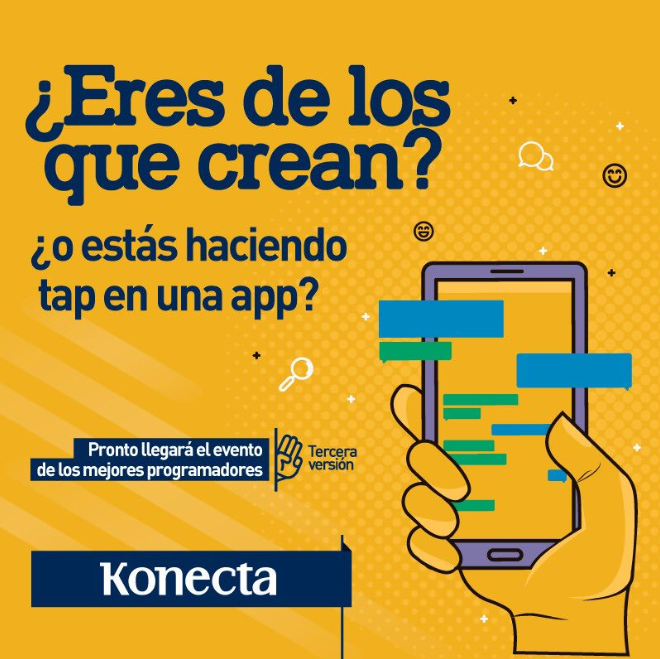 KonectaColombia's tweet photo. ¿Están listos para el evento de los mejores programadores?
Tienen que estar atentos a nuestras redes… Pronto más información
#KonectaColombia #Tecnologia #HackdayKonecta https://t.co/uyxfJulzv7