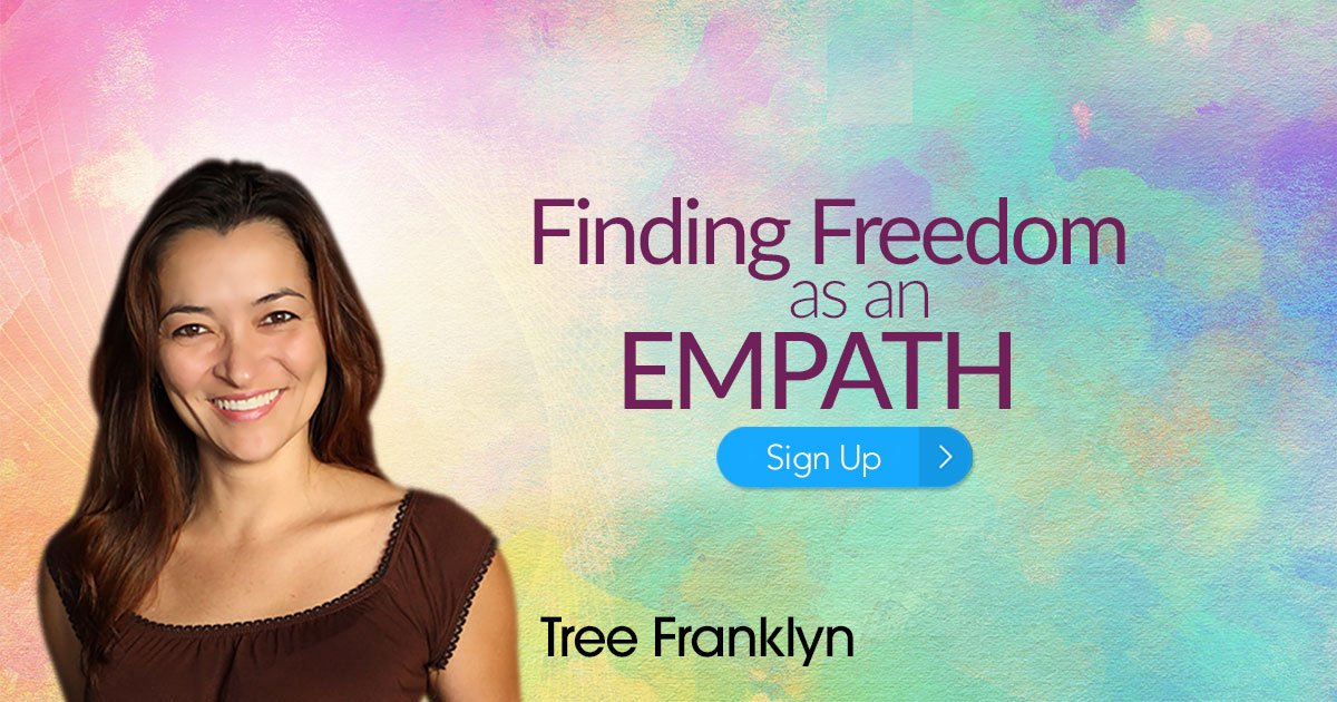 TreeFranklyn's tweet image. If you missed my &quot;Finding Freedom as an Empath&quot; event &amp;amp; Q&amp;amp;A with @theshiftnetwork, you can still get the recording free for a limited time here: bit.ly/empathfreedom Don&apos;t miss it! #empath #sensitive #highlysensitive