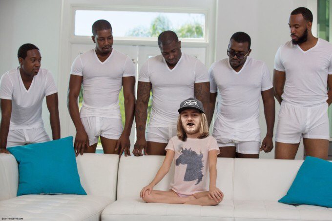 McNasty's tweet image. gucci belt on while i'm fucking 5 black guys