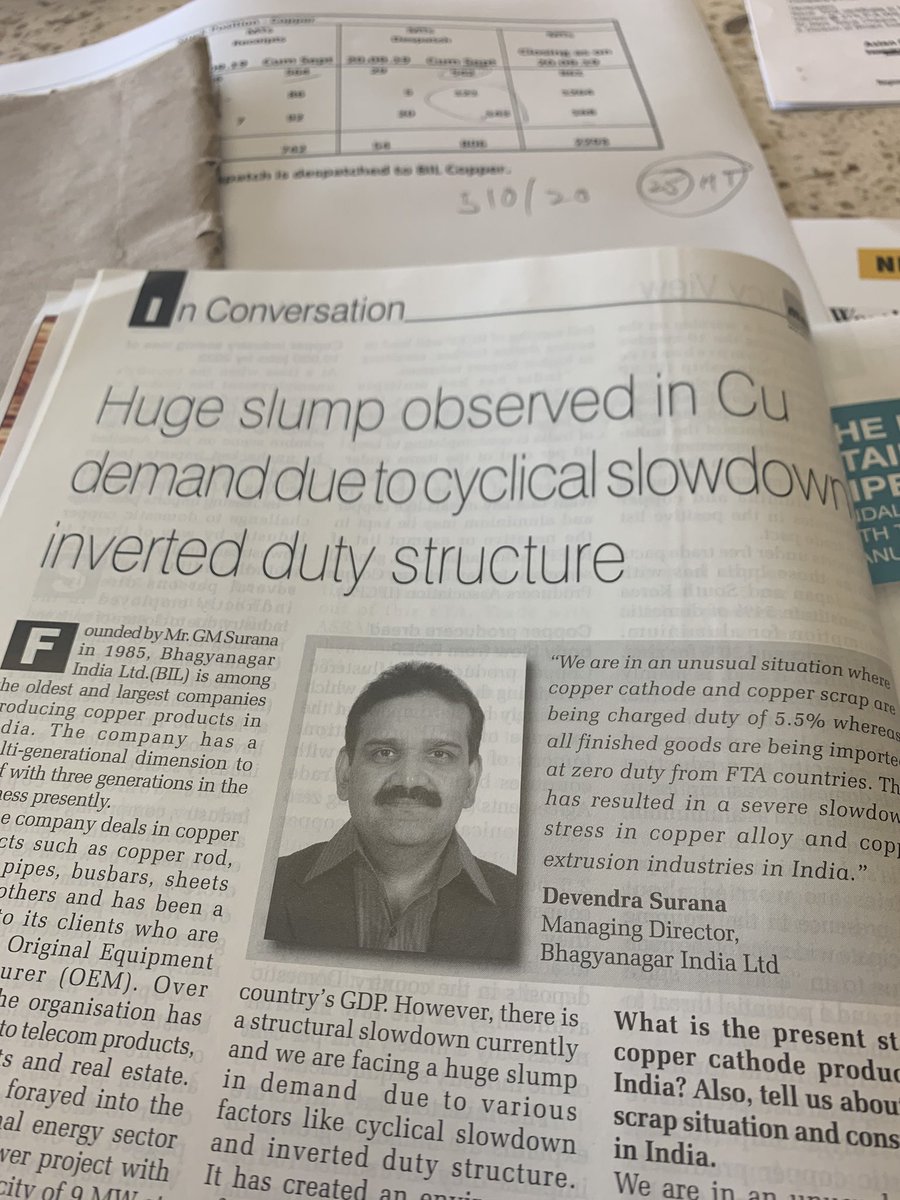 deven1965's tweet photo. Inverted duty structure in copper industry has to be corrected https://t.co/l6ALRGRAxC